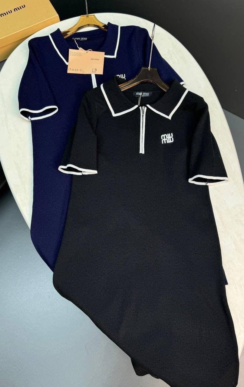 платье женское,стильное платье,платье поло,трикотажное платье,спортивное платье