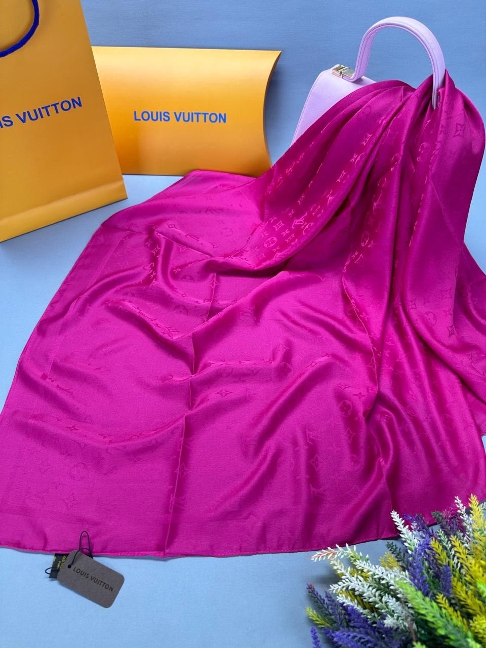 платок louis vuitton,платок из натурального шелка,платок женский,атласный платок,шелковый платок