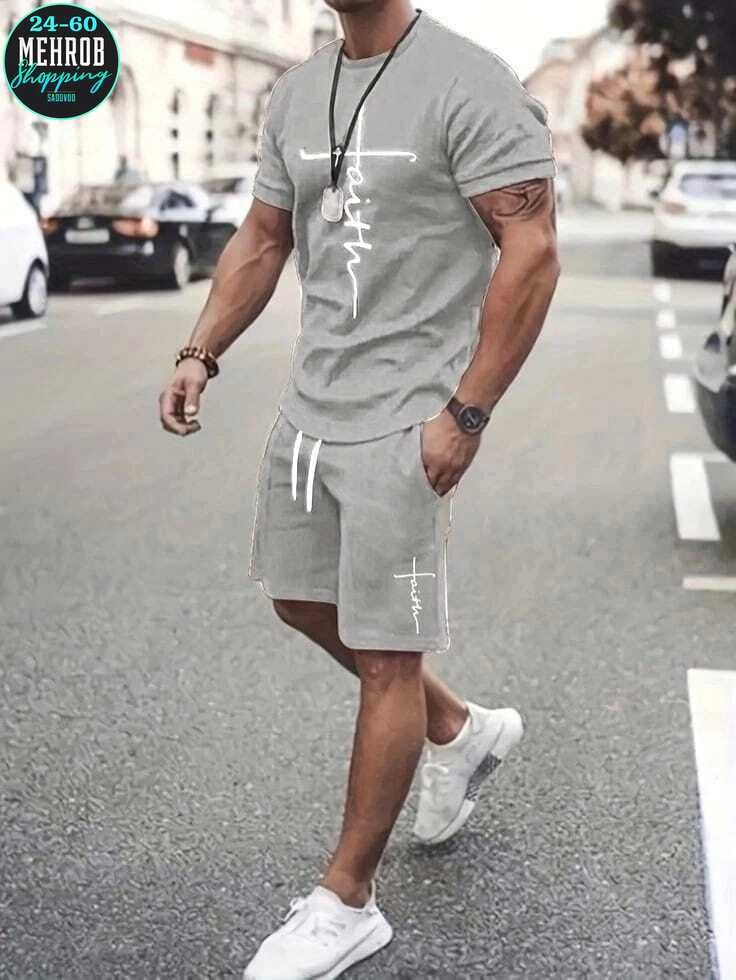 мужская спортивная одежда,одежда мужская,спортивные мужские костюмы,мужская футболка,футболка и шорты комплект