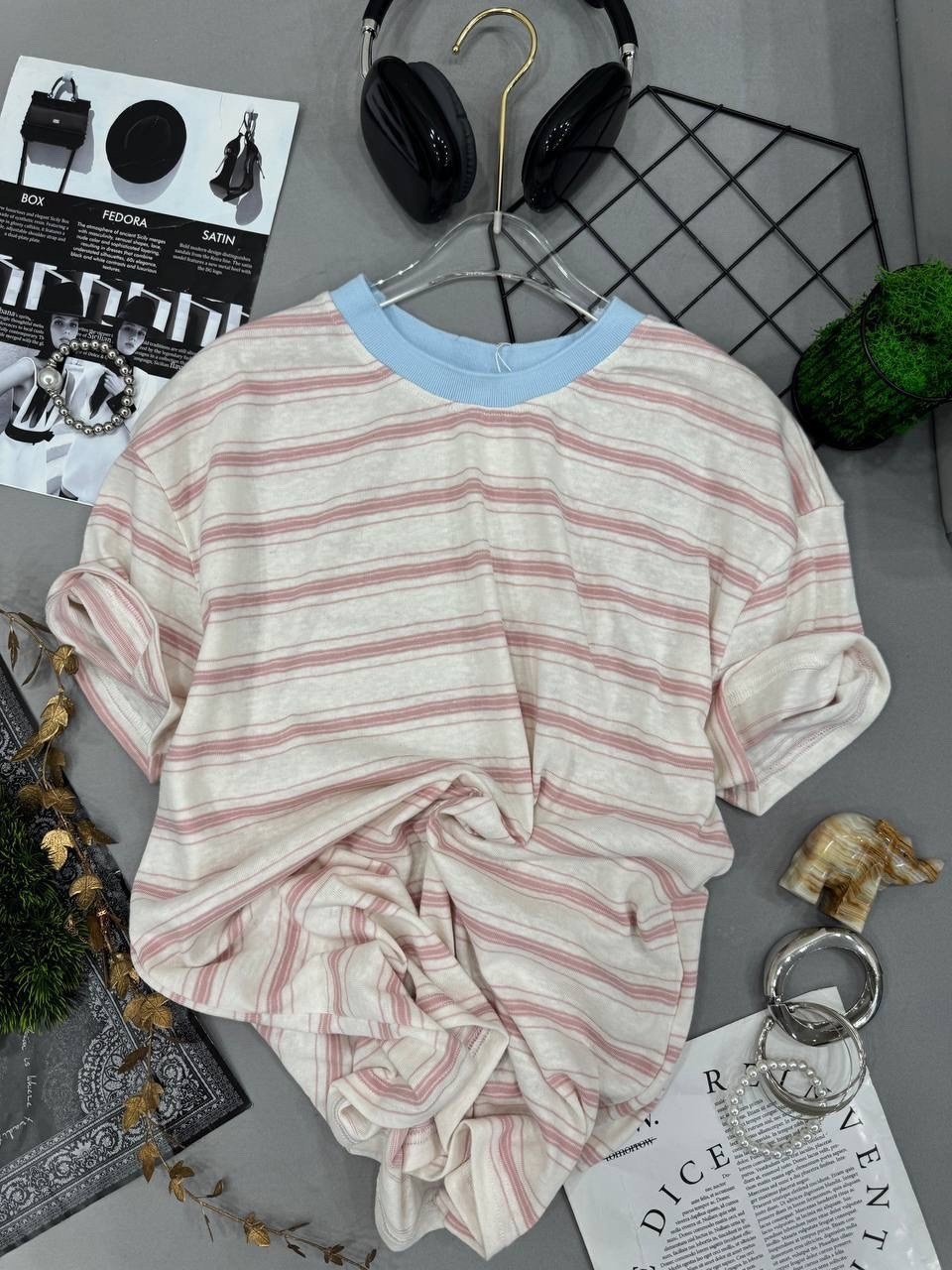 футболка в полоску,женская свободная футболка в полоску из натурального хлопка,футболка в полоску женская,полосатая футболка,стильная футболка