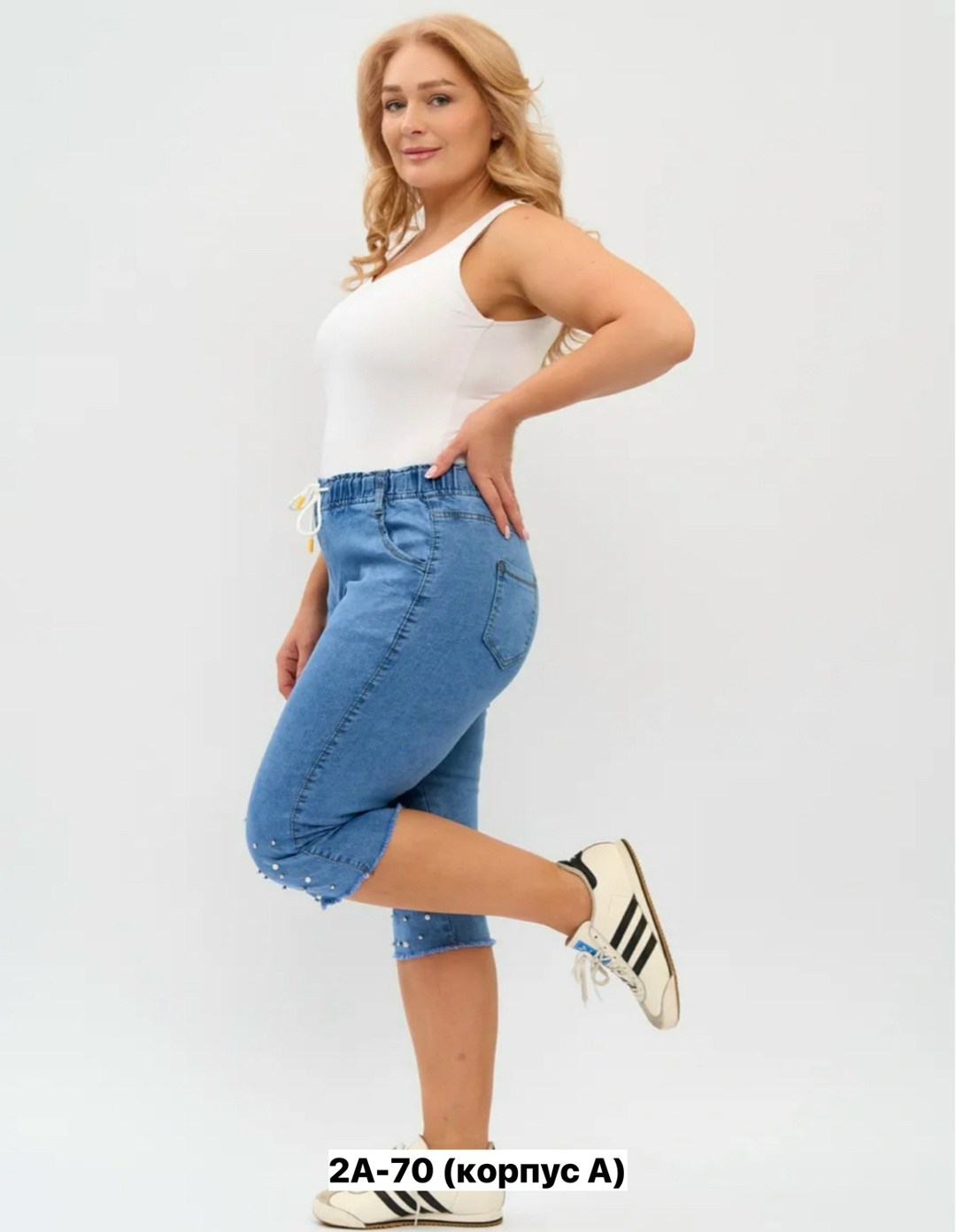 капри джинсовые больших размеров almondshop,бриджи капри,бриджи джинсовые капри больших размеров,бриджи женские джинсовые капри большие размеры,женские бриджи больших размеров