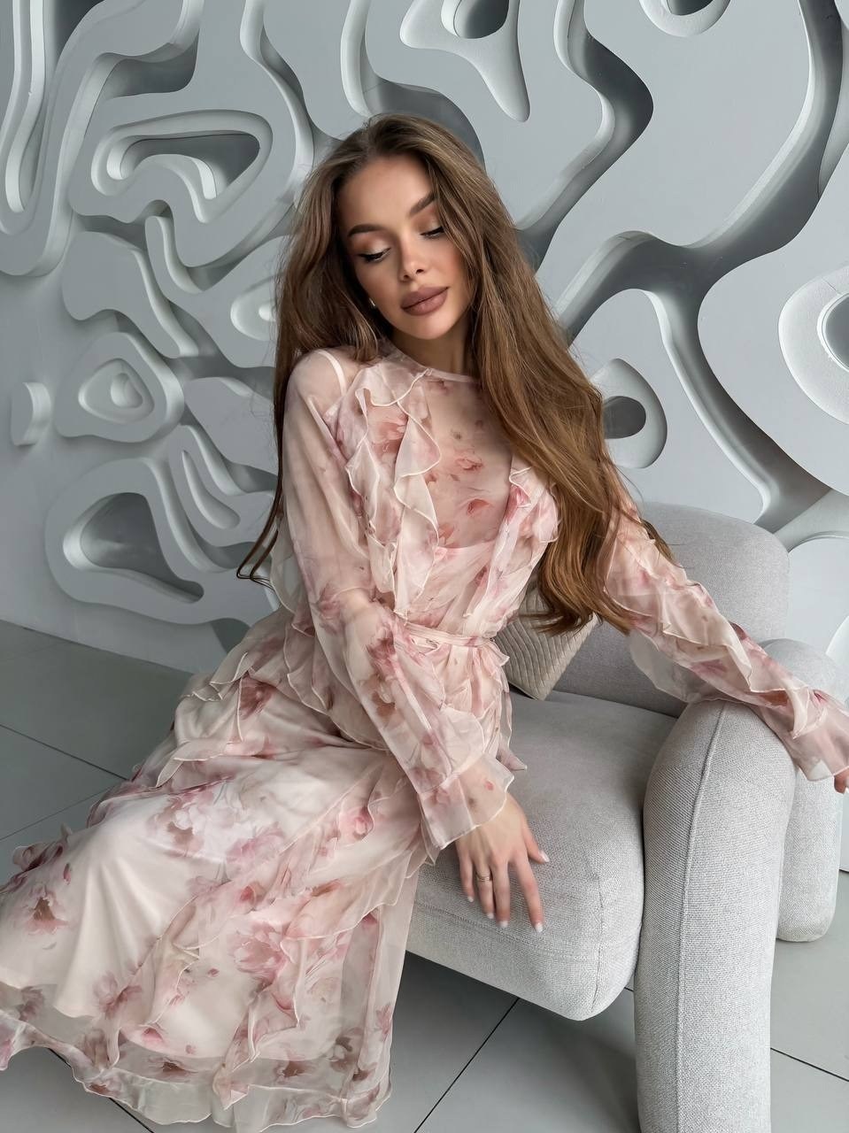 платье шифоновое,платье,платье нежное,платье стиль,стильное платье