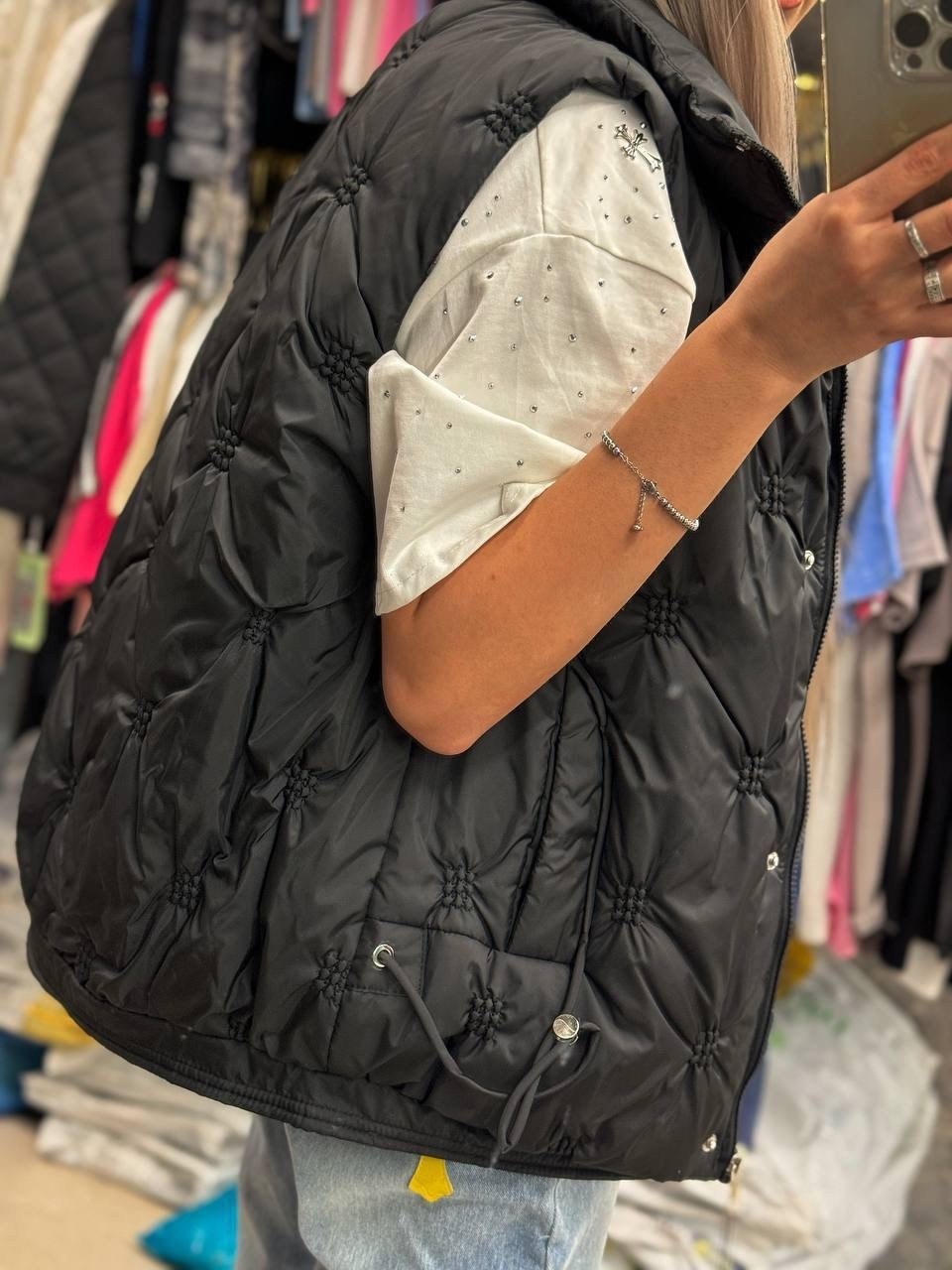 женская жилетка,жилет женский,жилет,жилетка,демисезонный жилет