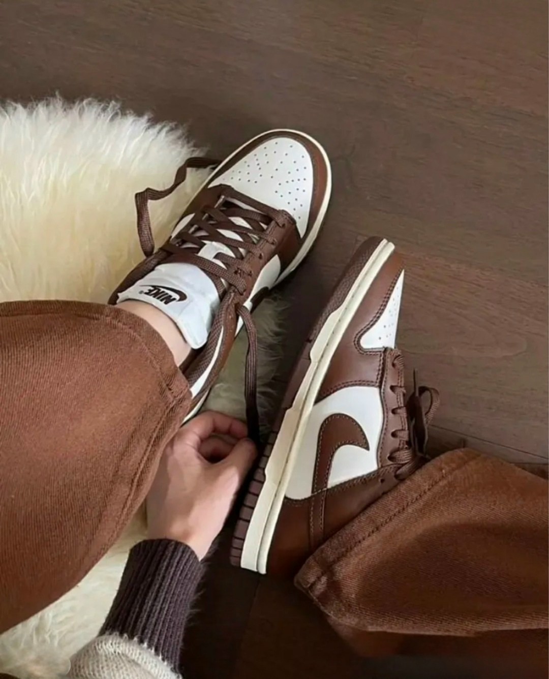 кроссовки sb dunk low повседневные nike коричневый,nike коричневые кроссовки dunk для женщин,кроссовки nike sb dunk low retro кеды nike цвет белый коричневый,кроссовки dunk low cacao wow данки спортив