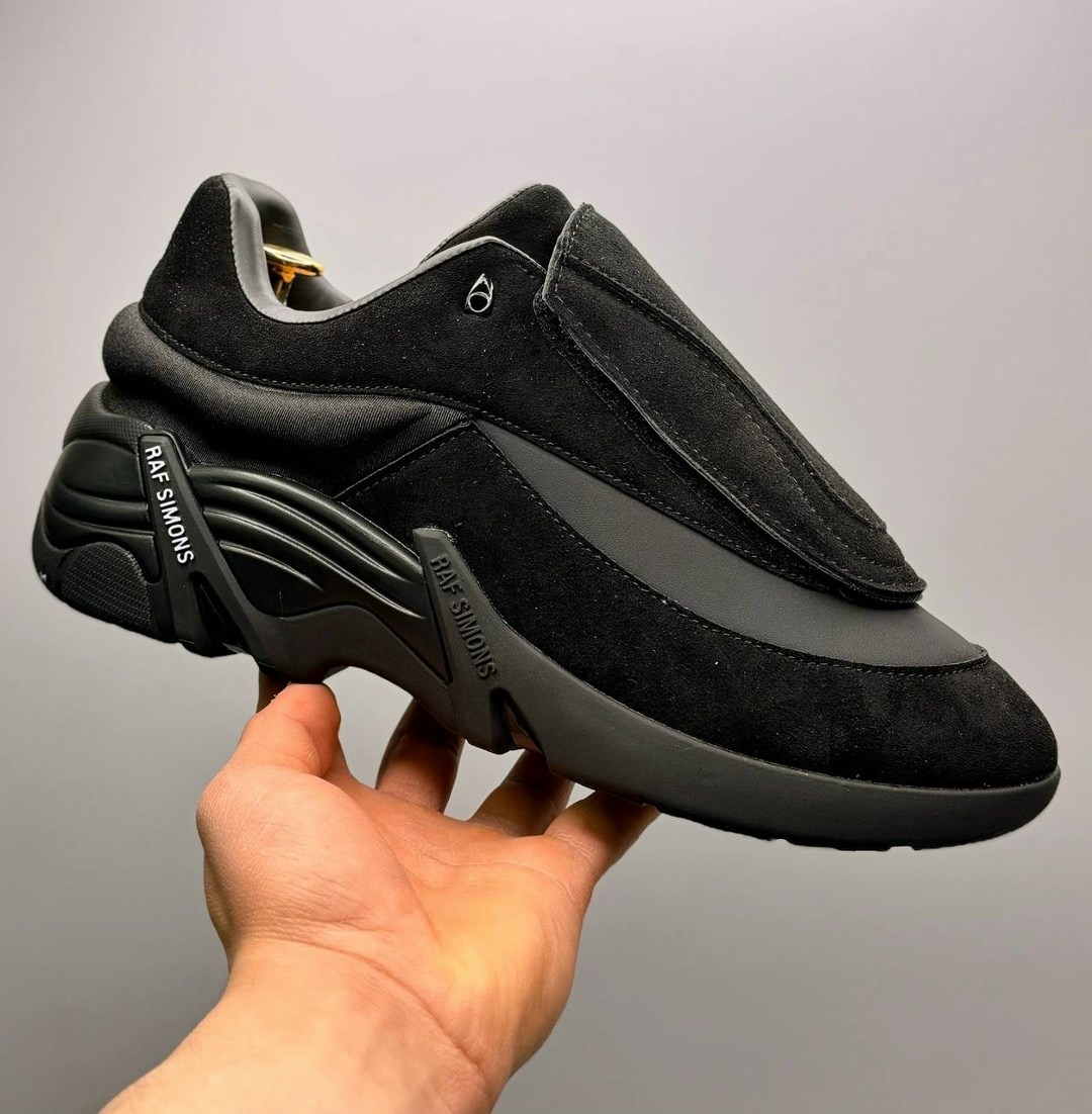 кроссовки raf simons antei,кроссовки raf simons,raf simons antei,raf simons черные замшевые низкие кроссовки,raf simons antei black