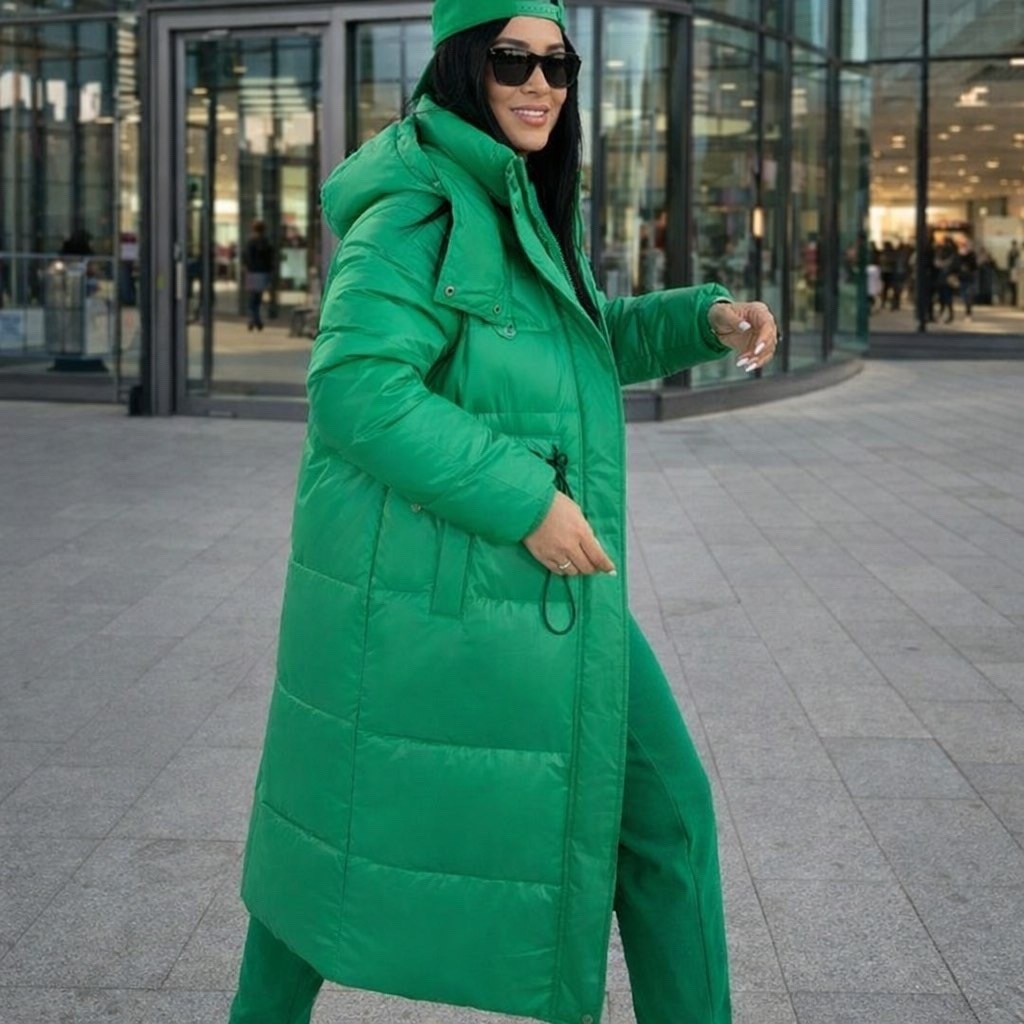 куртка длинная зимняя с капюшоном экокожа,куртка длинная женская зимняя из экокожи,удлиненная куртка,пальто на синтепоне,пальто женское зимнее "вэст" черное