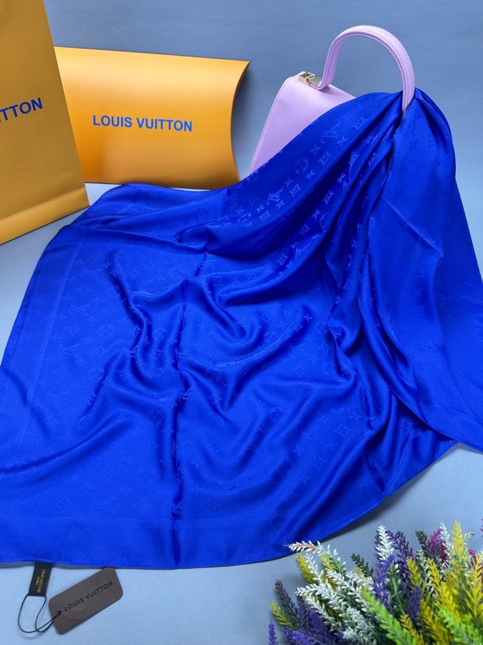 платок louis vuitton,платок из натурального шелка,платок женский,атласный платок,шелковый платок
