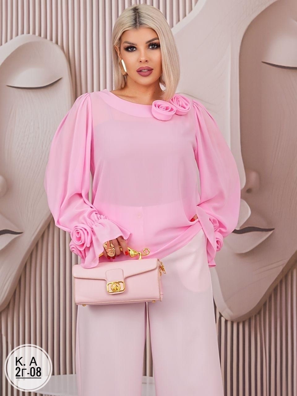 блуза,блуза голубая,брючный костюм,брюки стильные,нарядная блузка