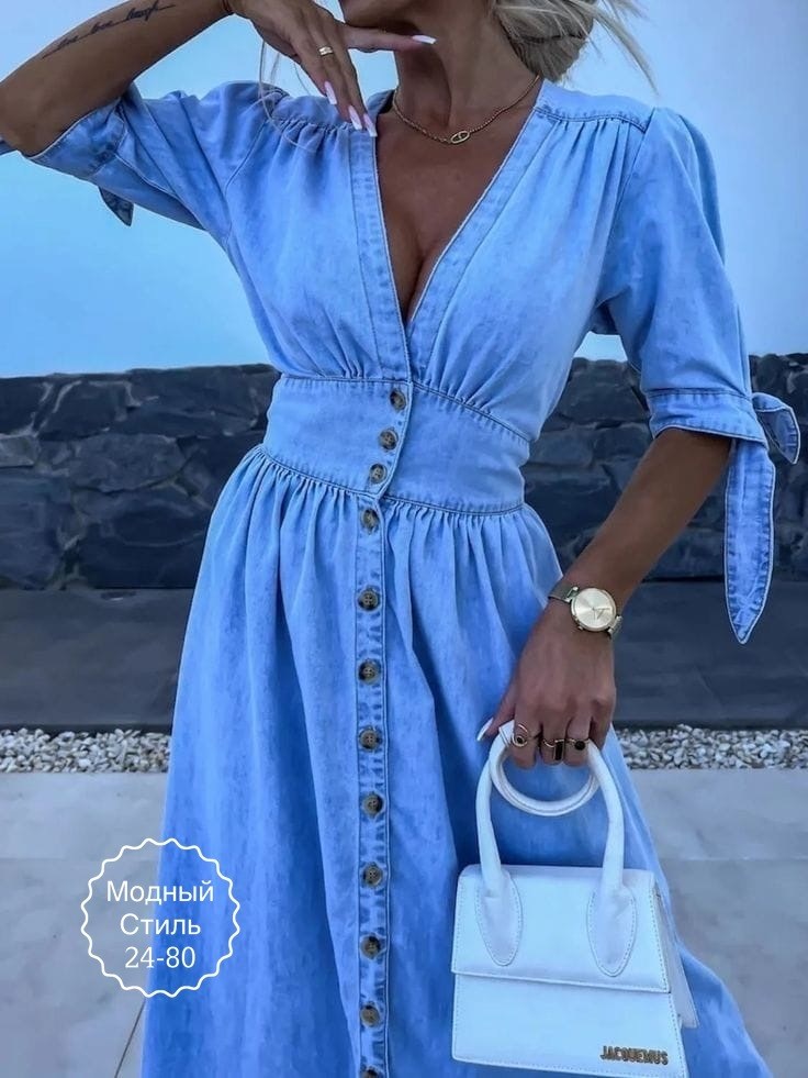платье джинсовое женское,платье джинсовая,модное платье,платья рубашка,женское однотонное джинсовое платье