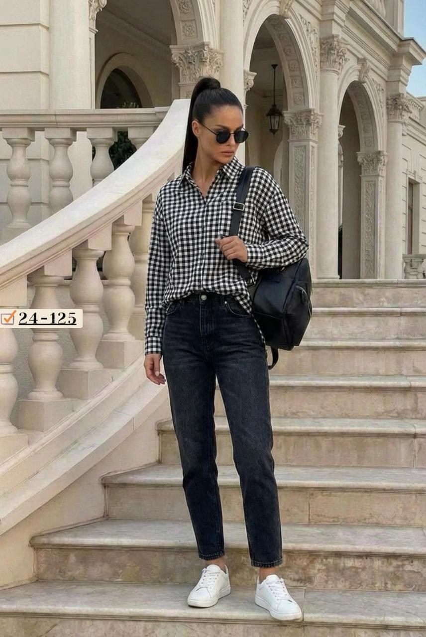 рубашка в клетку,рубашка в клетку женская,женская рубашка,одежда кэжуал,повседневный стиль