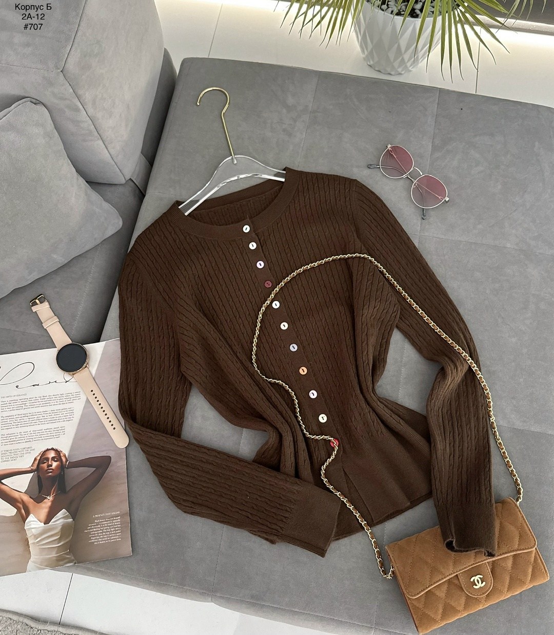 женский вязаный кардиган,кардиган однотонный женский вязаный,розовый кардиган,кардиган женский повседневный,кардиган с круглым вырезом