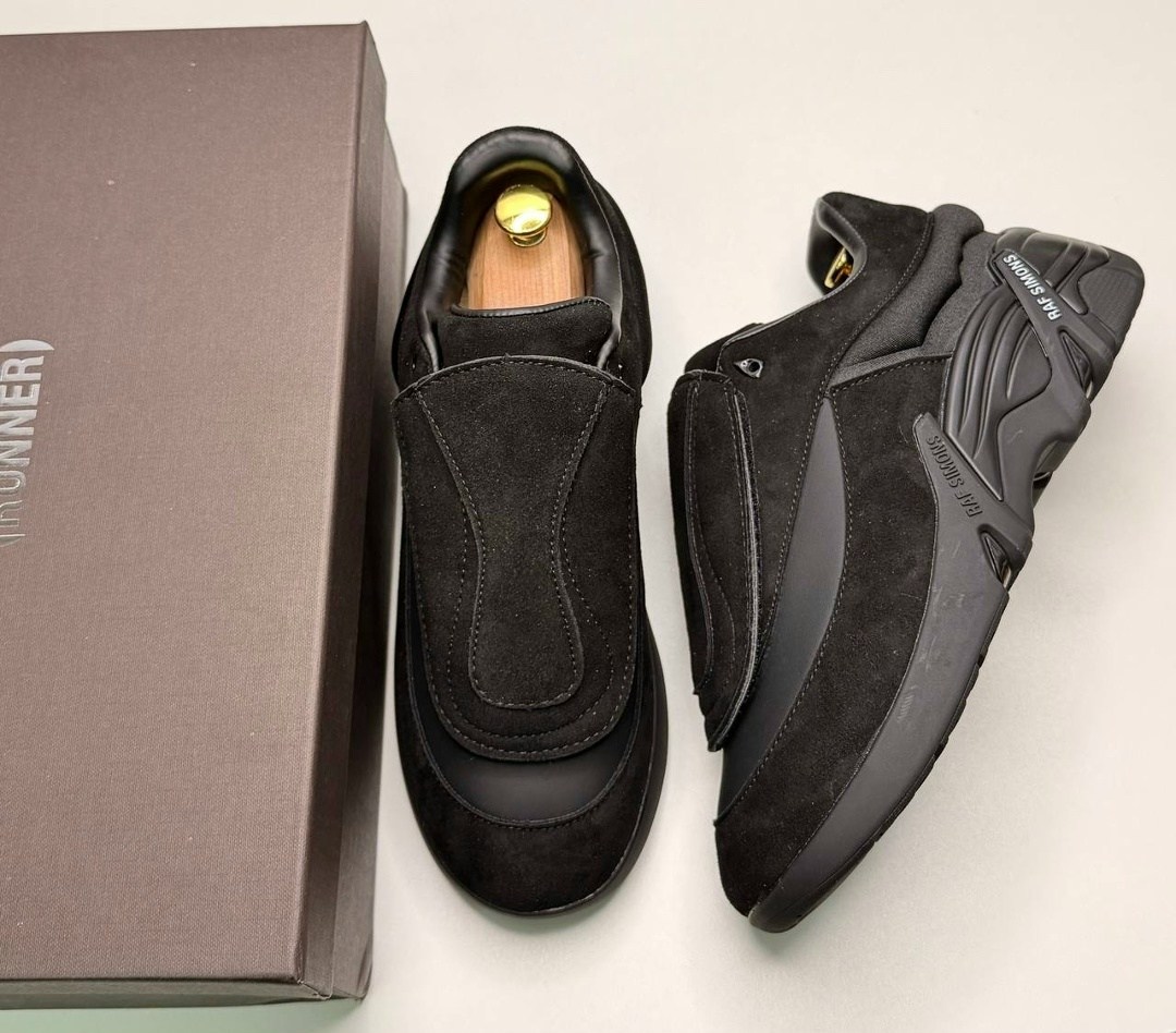 кроссовки raf simons antei,кроссовки raf simons,raf simons antei,raf simons черные замшевые низкие кроссовки,raf simons antei black