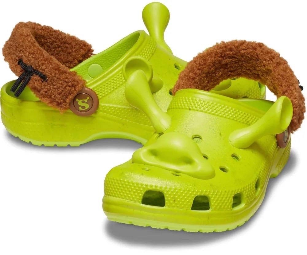 сабо shrek classic clog crocs цвет lime punch,кроксы шрек,сандалии x dreamworks classic clog 'shrek' crocs зеленый,crocs shrek classic clog lime punch men size 14,crocs classic clog dreamworks shrek