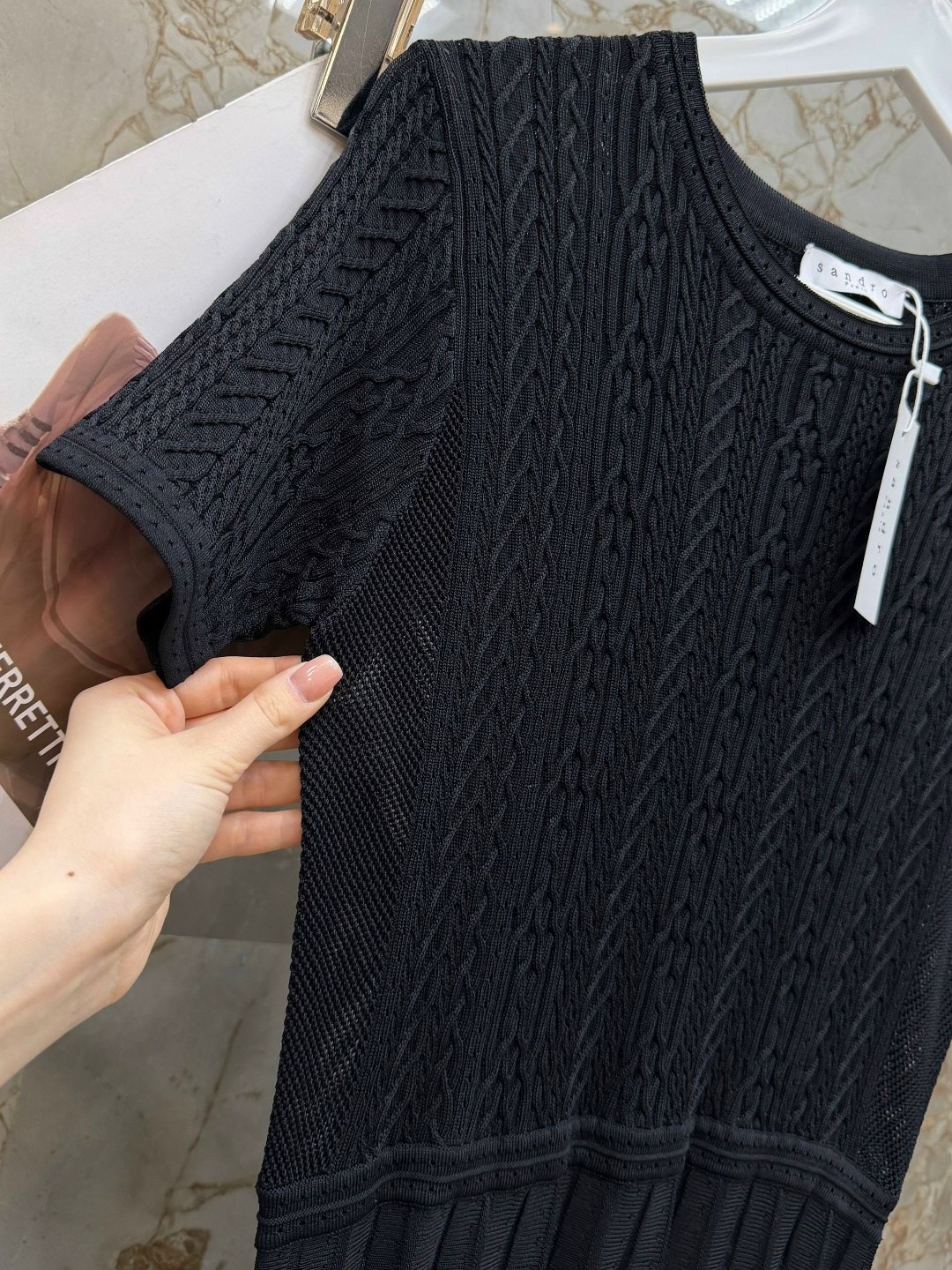 трикотажное платье,платье,платье миди,вязаное платье,платье плиссированное