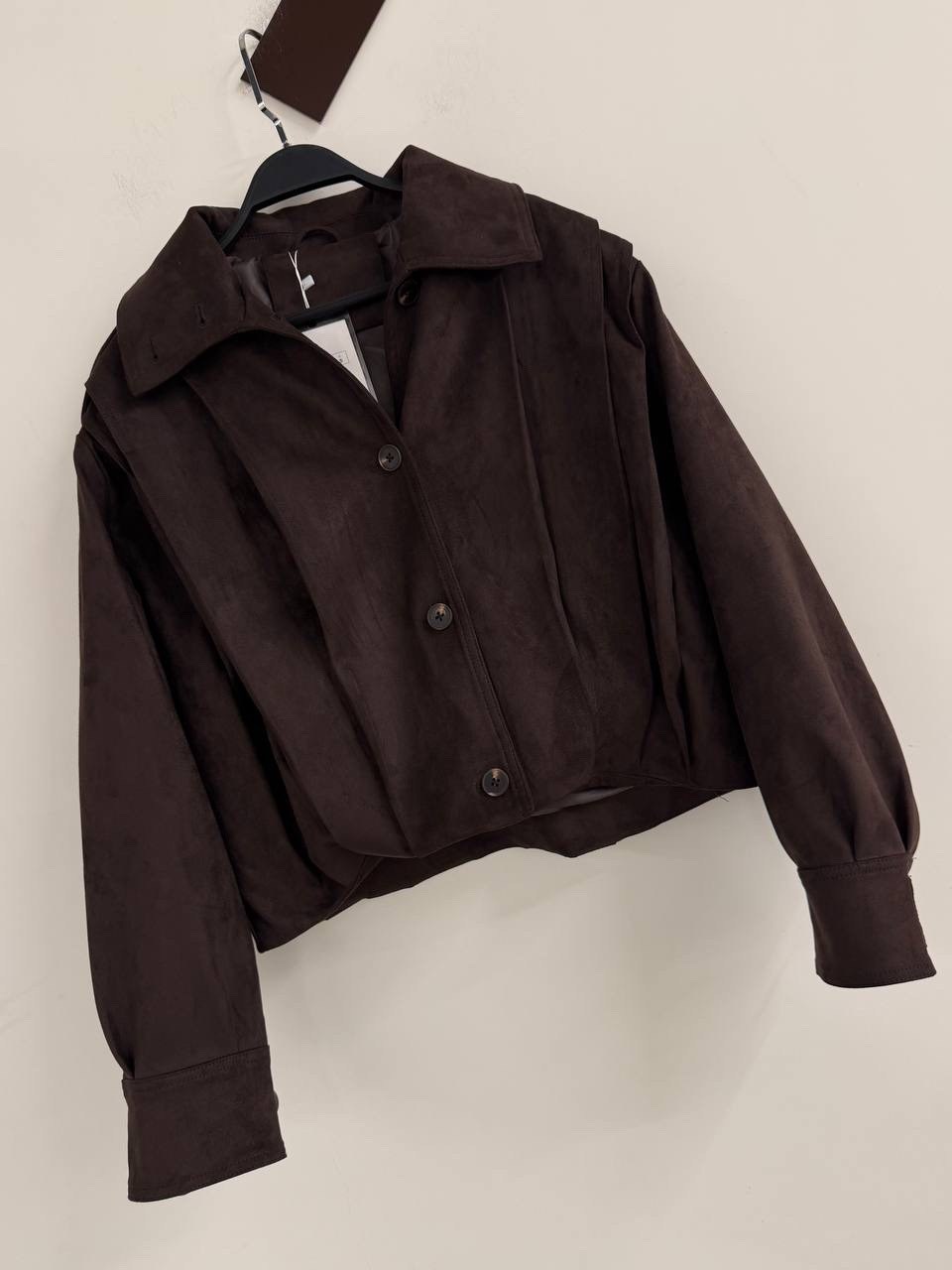 куртка бомбер жакет замшевый укороченный коричневый espiritu,замшевая куртка,женская куртка бомбер из эко замши коричневого цвета,куртка a-a awesome apparel by ksenia avakyan,женская замшевая куртка