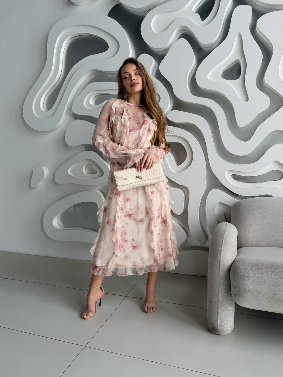 платье шифоновое,платье,платье нежное,платье стиль,стильное платье