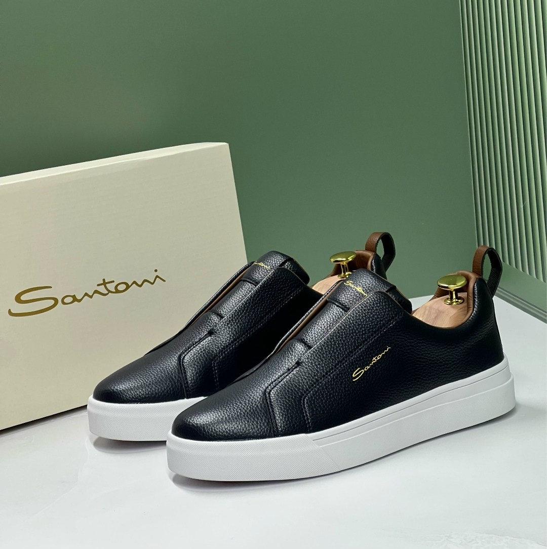 ,слипоны santoni,мужские слипоны,мужская ,слипоны мужские кожаные