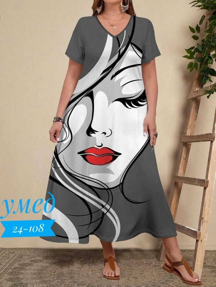 женское платье с принтом,женское платье больших размеров,платья больших размеров для женщин,платье женской,платья большие размеры