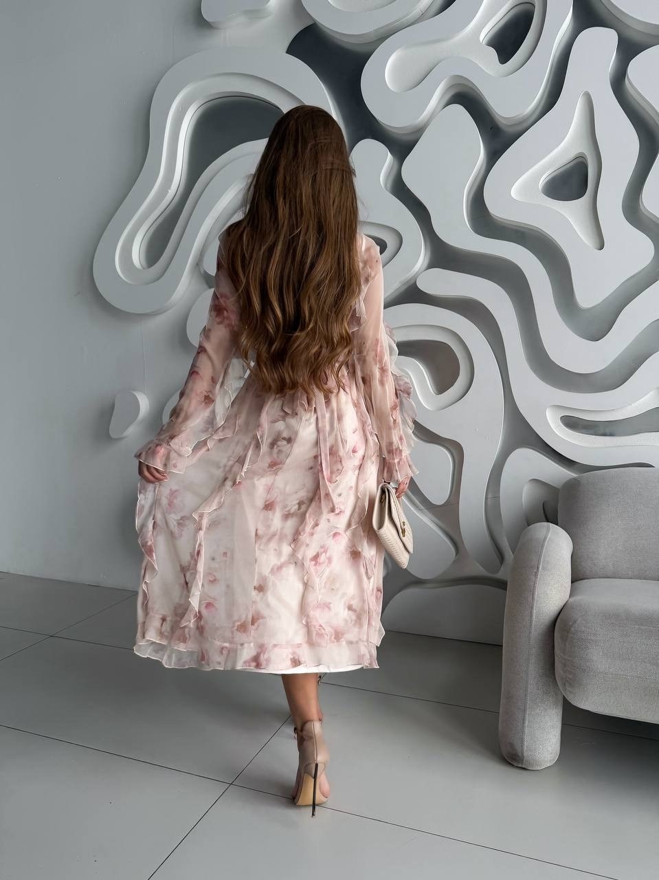 платье шифоновое,платье,платье нежное,платье стиль,стильное платье