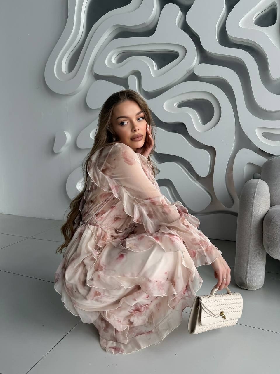 платье шифоновое,платье,платье нежное,платье стиль,стильное платье