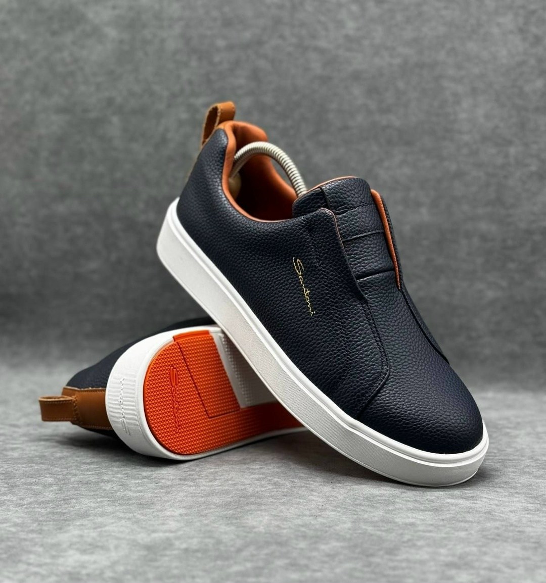 слипоны мужские кожаные,,слипоны мужские,кеды мужские кожаные,слипоны santoni