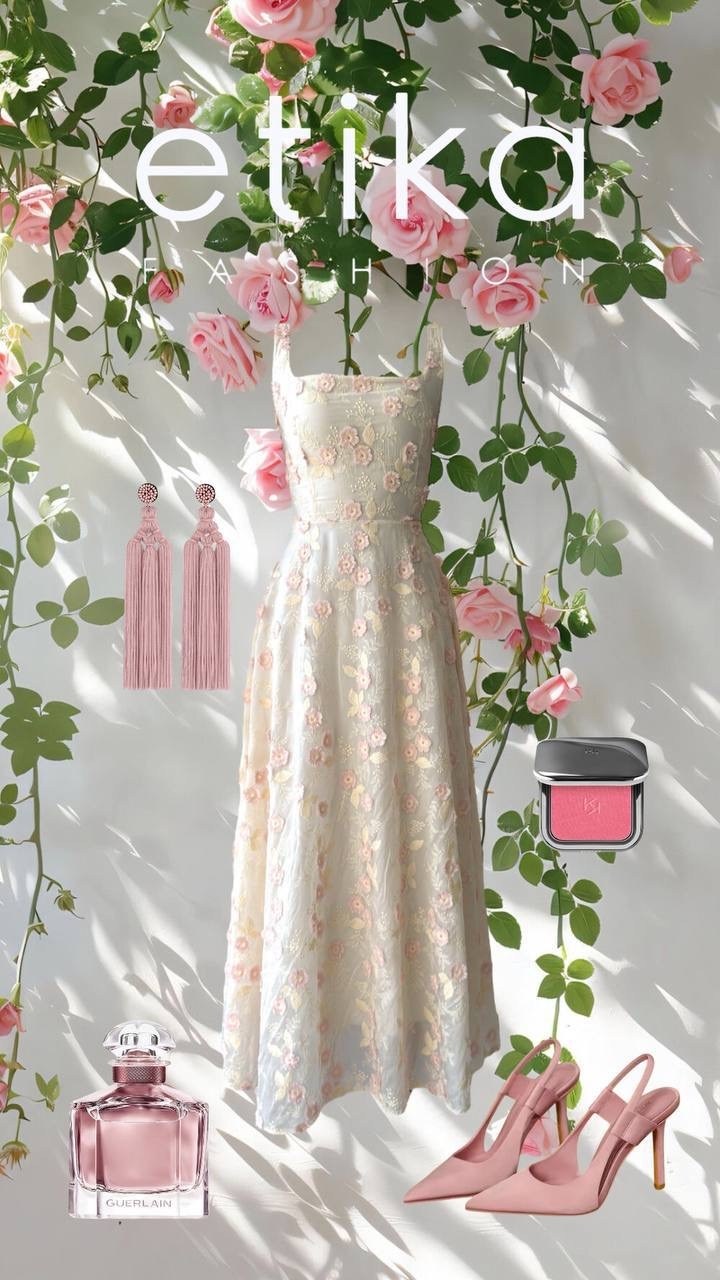 платья,летние платье,модные наряды,романтические платья,розовое платье