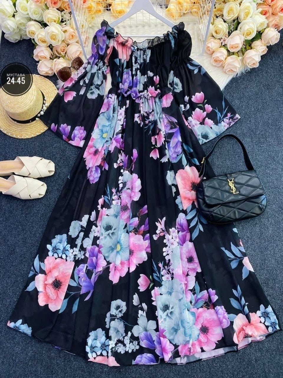 платье женское шифоновое,платье женской,платье летнее длинное,платье шифон ,платье летнее женское