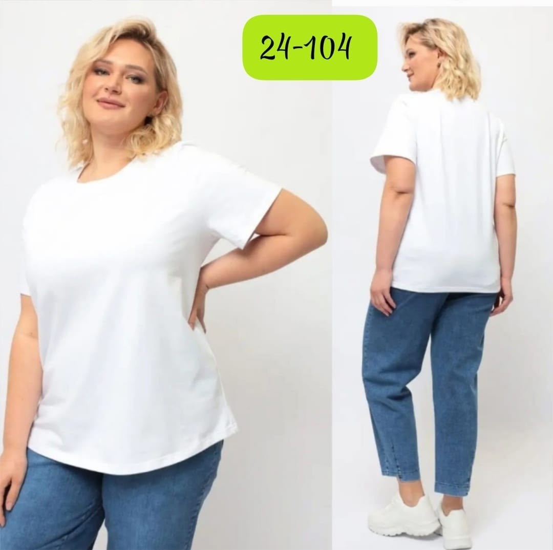 женская футболка больших размеров,футболки недорогие женские больших размеров,футболка больших размеров для женщин,футболка больших размеров трикотажная,базовая женская футболка