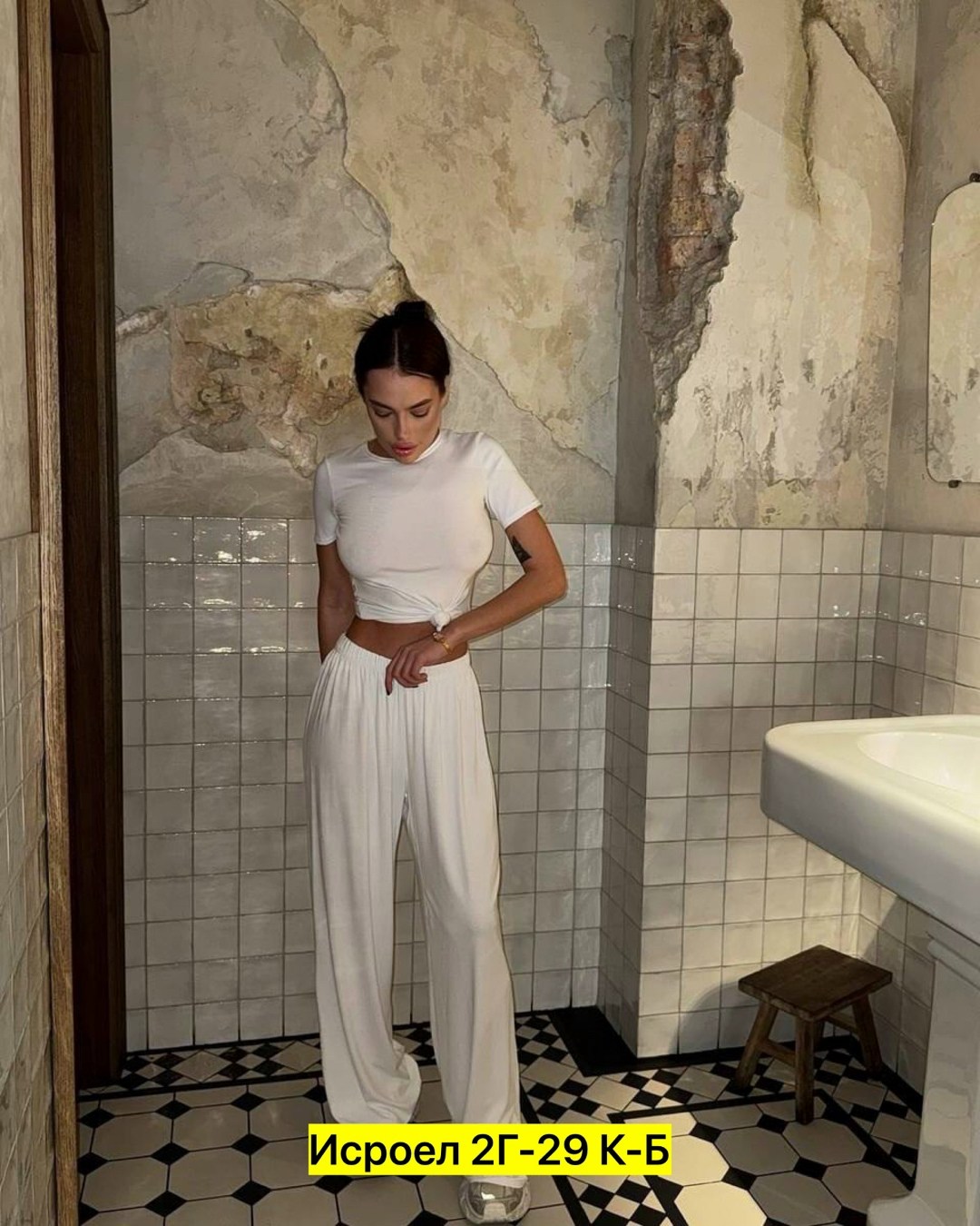 костюм с брюками палаццо,брючные женские костюмы,костюм с кроп топом,палаццо брюки летние,костюм белый