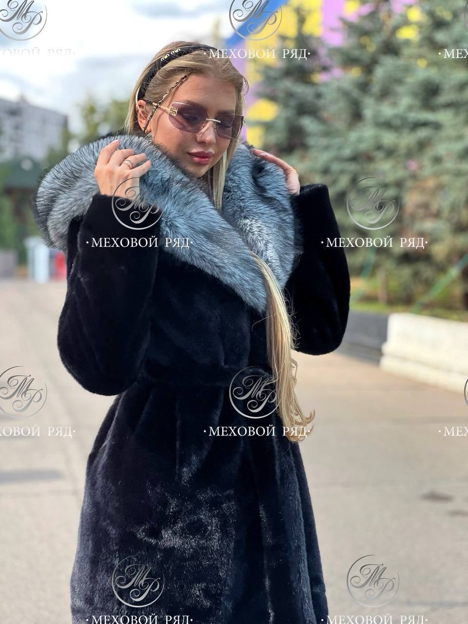 шуба норковая,шуба из эко меха,женская шуба,шубка,норковая шуба с капюшоном