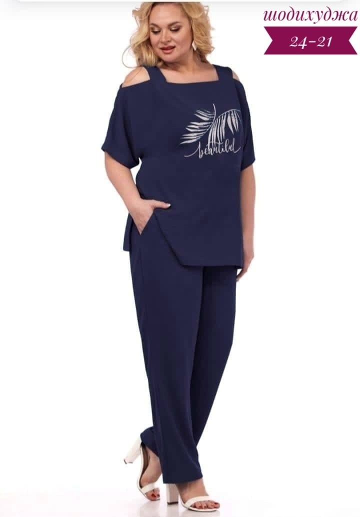 летние брючные костюмы для полных женщин,женские костюмы больших размеров,брючный комплект,костюм двойка женский летний брючный,летний брючный костюм
