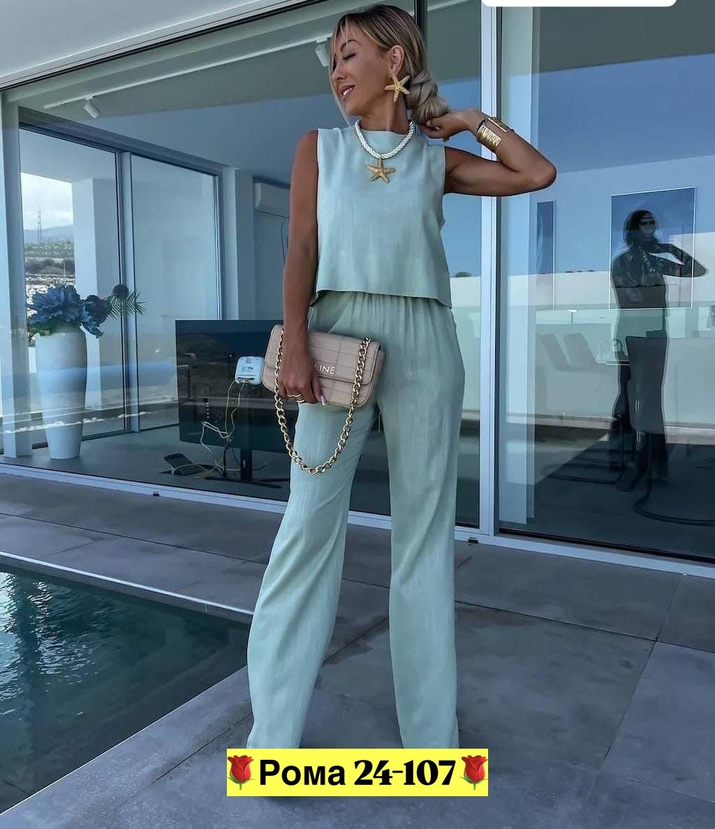 летний брючный костюм,брючный костюм,костюм с брюками,костюм женский,женский костюм двойка