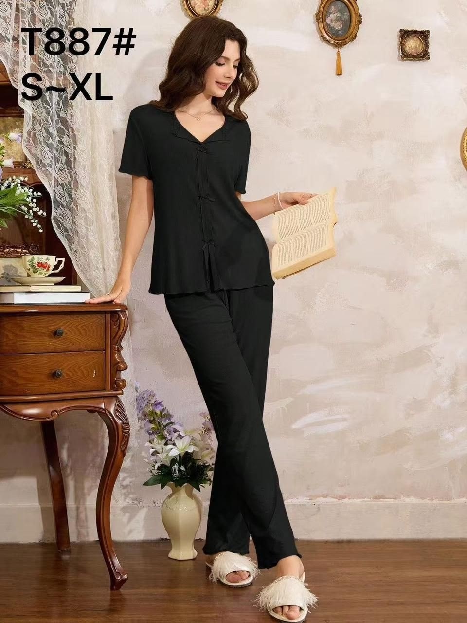 комплект пижама,пижама женская комплект с брюками,пижамы для женщин,женская пижама,пижама с брюками из вискозы