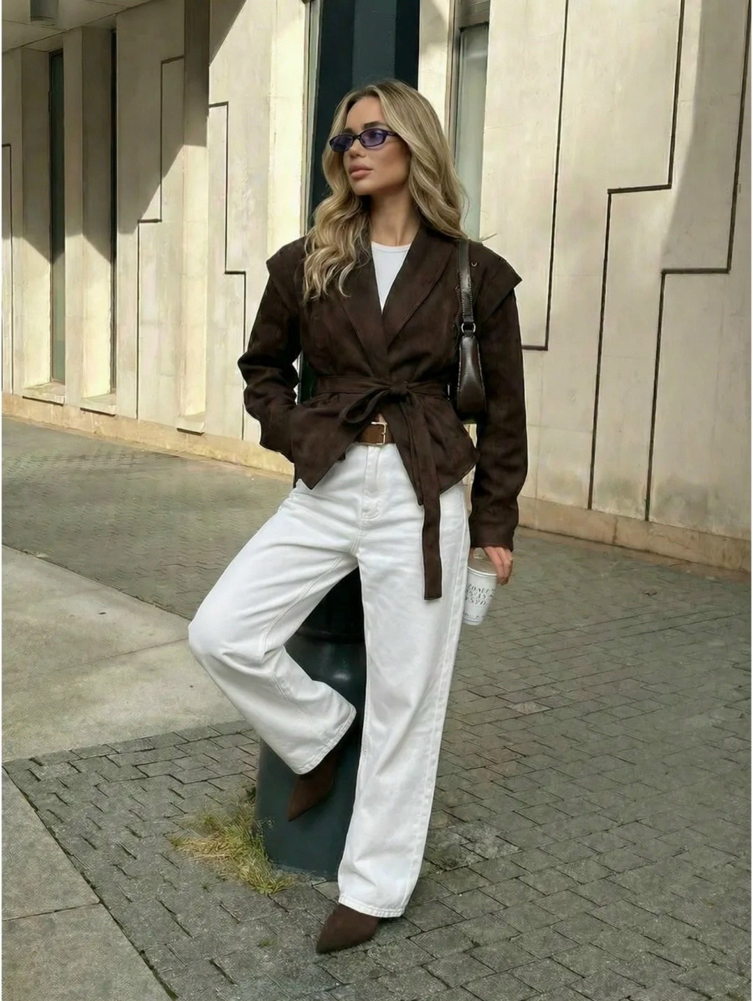 пиджак замшевый slavalook коричневый,замшевая куртка,замшевый пиджак,куртка замшевая женская,замшевая куртка с поясом