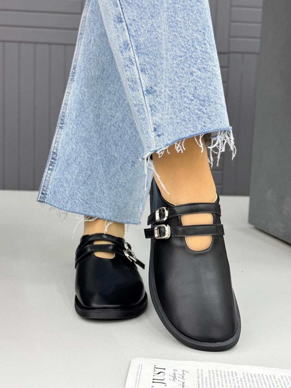 , на плоской подошве, женская,обуви,повседневные туфли