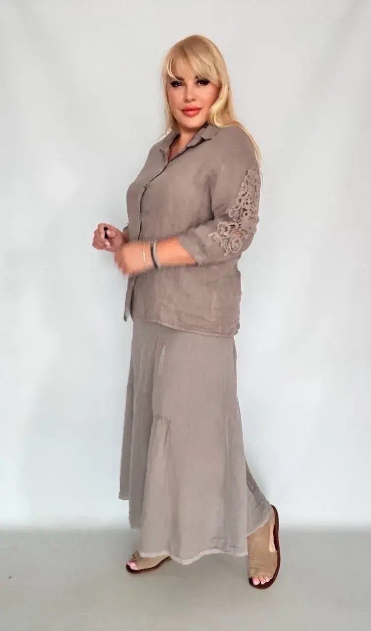 бохо стиль,одежда в стиле бохо,одежда для полных,одежда для женщин,брючный костюм из льна