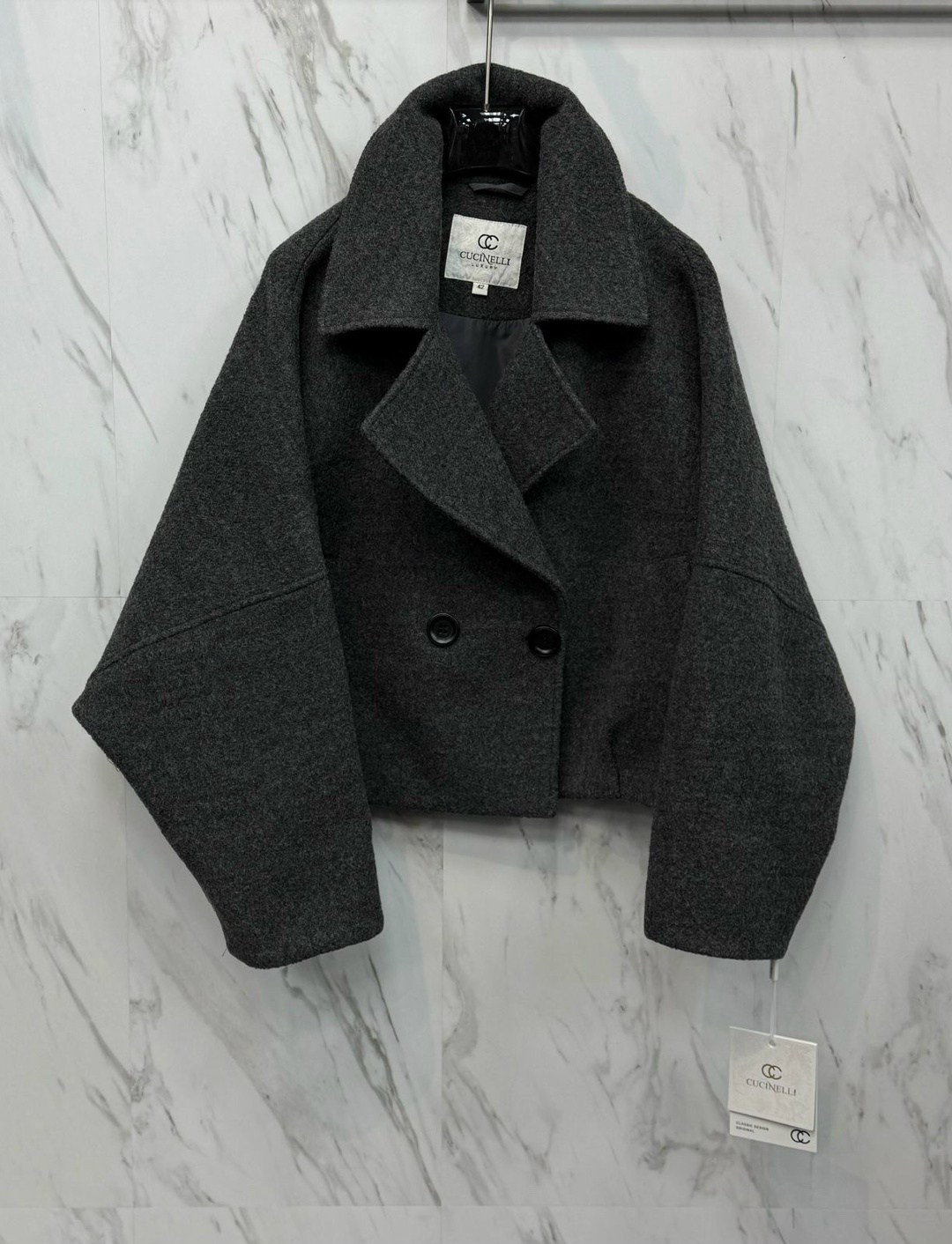 пальто короткое демисезонное оверсайз riscalda,пальто женское,пальто короткие,пальто,пальто и куртки