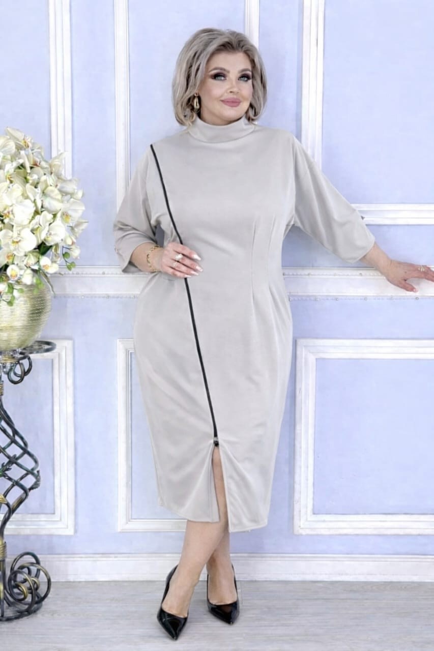 трикотажное платье больших размеров,платье женское, оптом,платья,платье миди