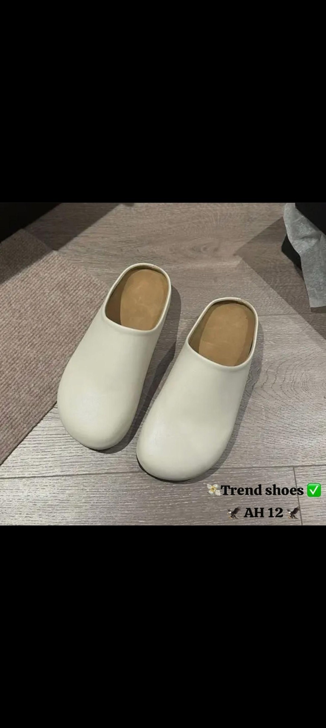 женские шлепанцы,,женские сабо,сабо белые закрытые,тапочки модные