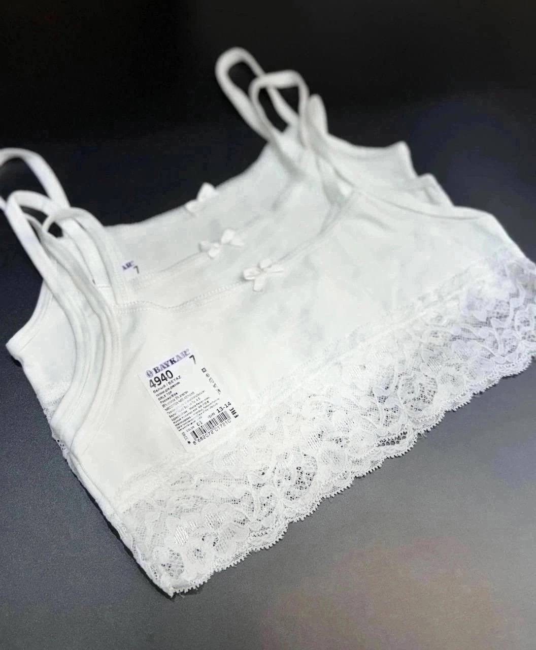 топ baykar для девочек,комплект нижнего белья baykar,майка топ для девочек,майка топ для девочки набор,нижнее белье baykar