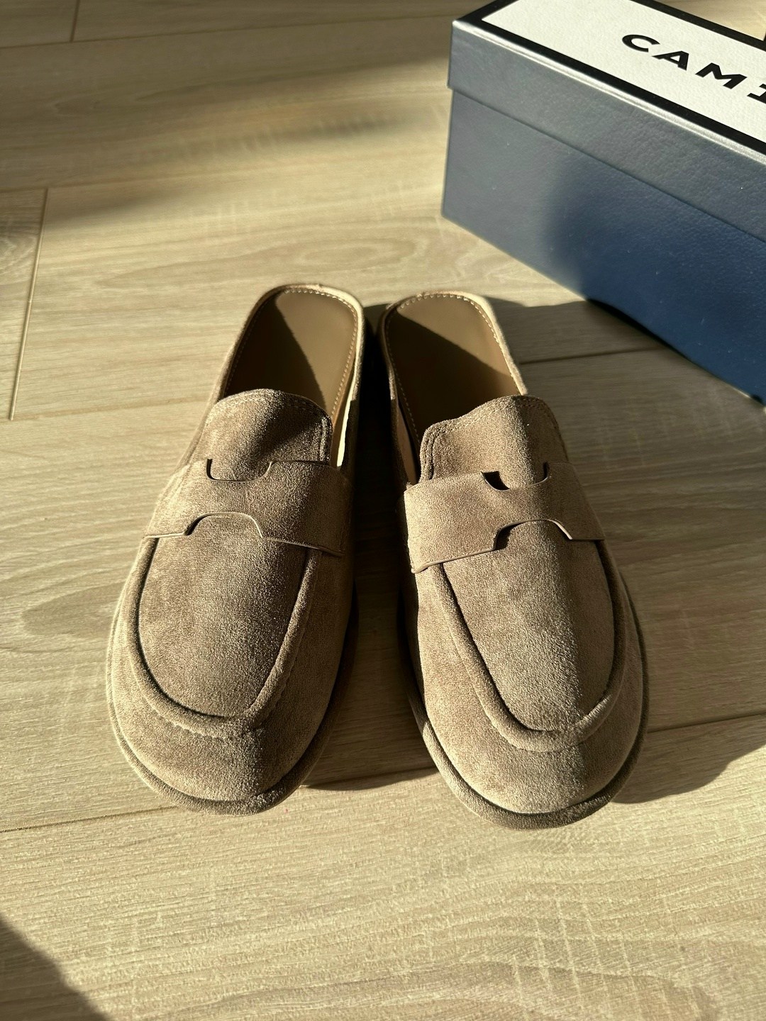 ,женские замшевые мюли hermes go коричневые,замшевые мюли,замшевые лоферы,женские лоферы из натуральной замши