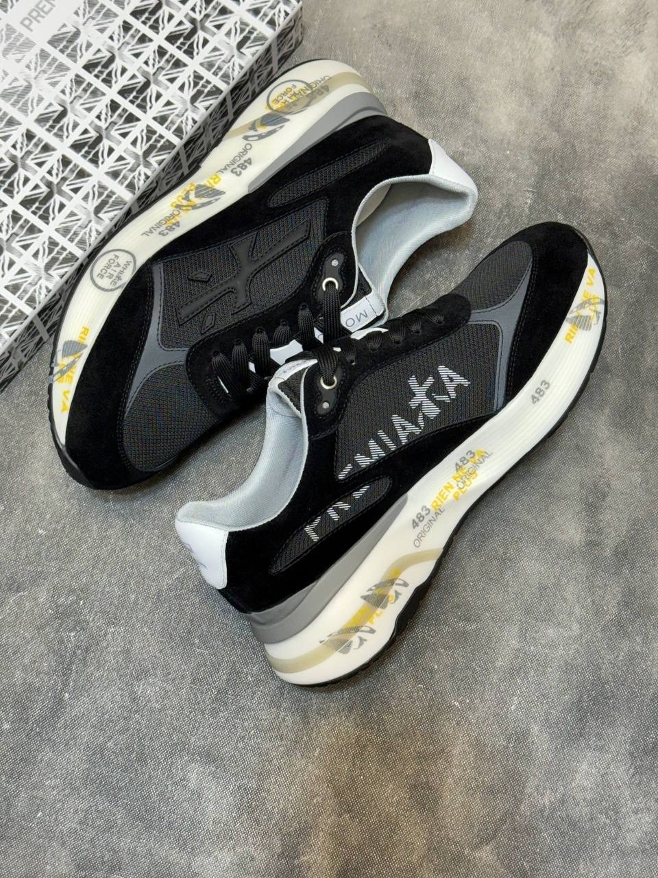 кроссовки мужские premiata,кроссовки premiata,,кроссовки премиата,комбинированные кроссовки premiata