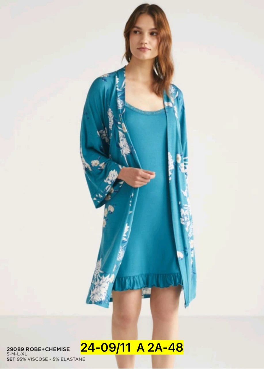 комплект халат и сорочка,ночная сорочка женская,халат женский,сорочка женская,халат и сорочка