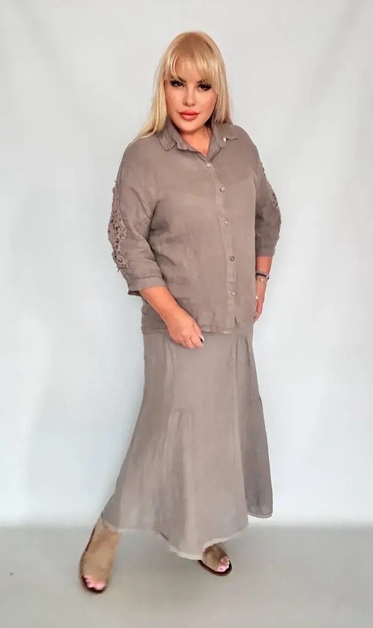 бохо стиль,одежда в стиле бохо,одежда для полных,одежда для женщин,брючный костюм из льна