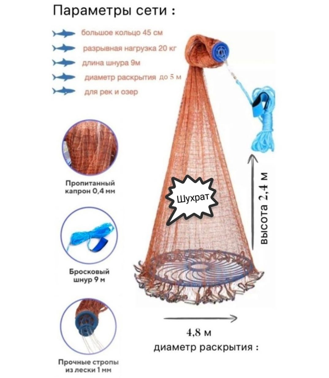 кастинговая сеть,сетка рыболовная,сеть рыбацкая кастинговая,сеть парашют для рыбалки,рыбалка кастинговой сетью