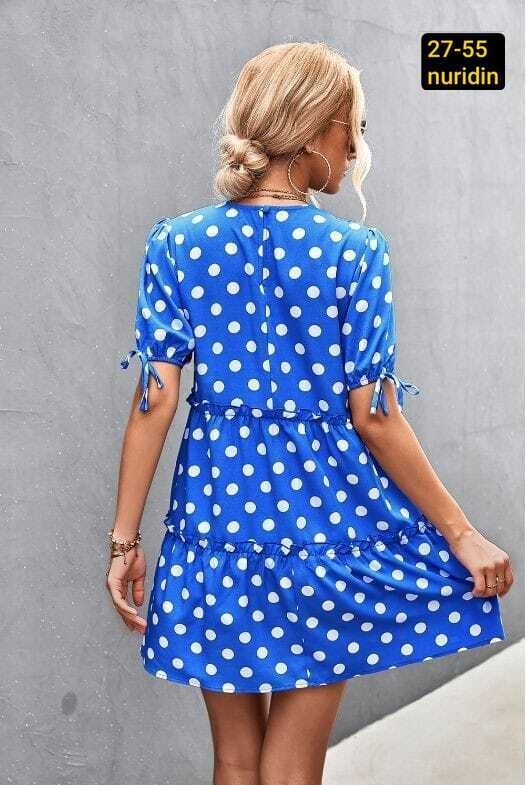 шифоновое платье в горошек,платье женское в горошек,платья в горошек,платье летнее женское,платье в горошек летнее