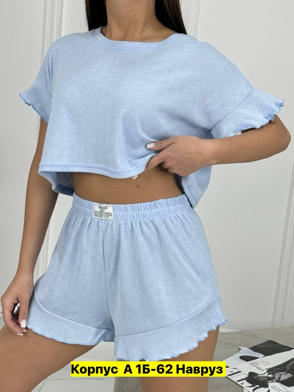 пижама женская с шортами,пижама женская,пижама комплект женская,пижама,пижама женская kaftan "горошек"