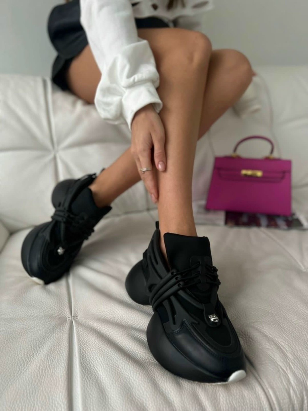 кроссовки женские черные,кроссовки женскиe,,кроссовки женские на платформе,кроссовки balmain