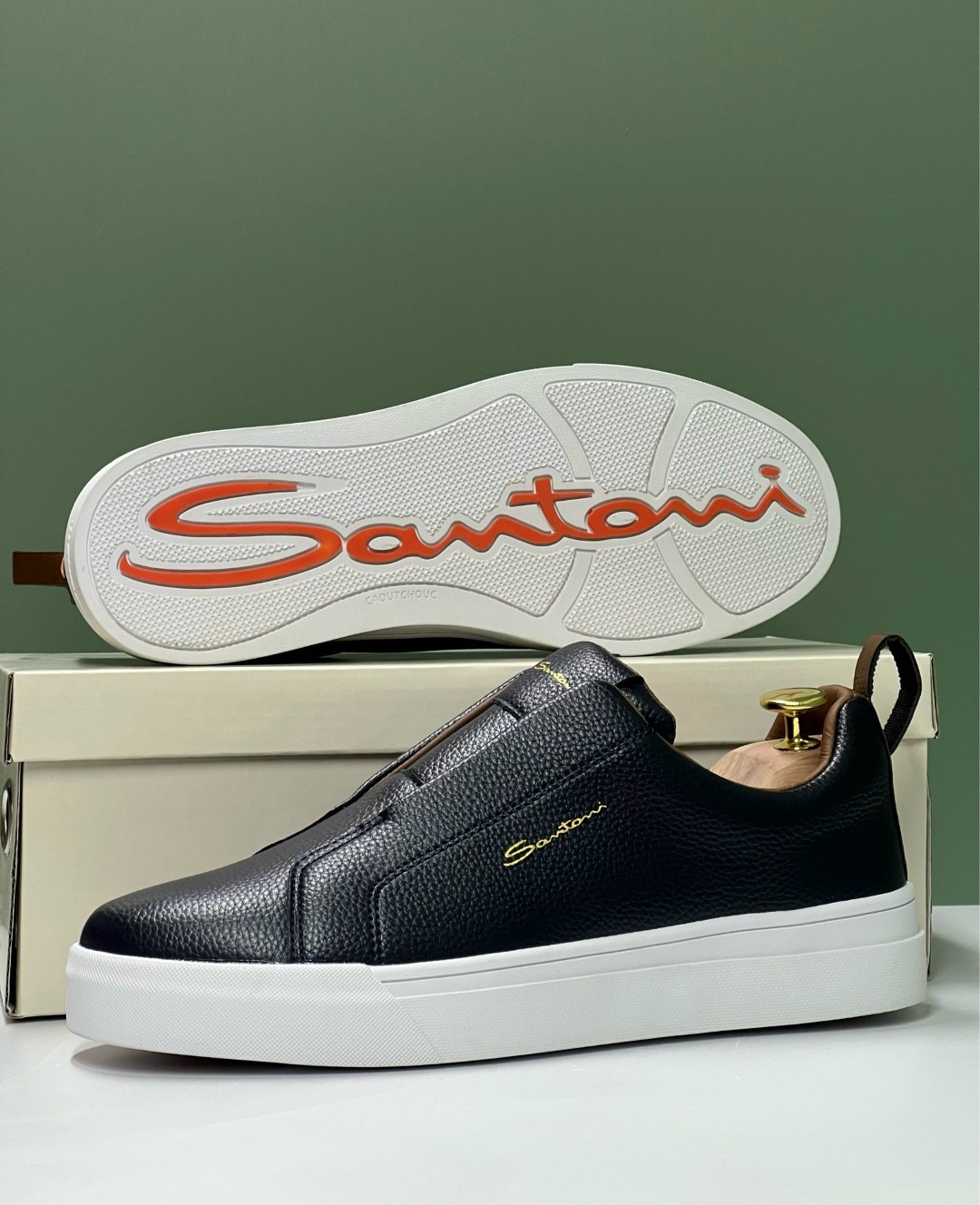 ,слипоны santoni,мужские слипоны,мужская ,слипоны мужские кожаные