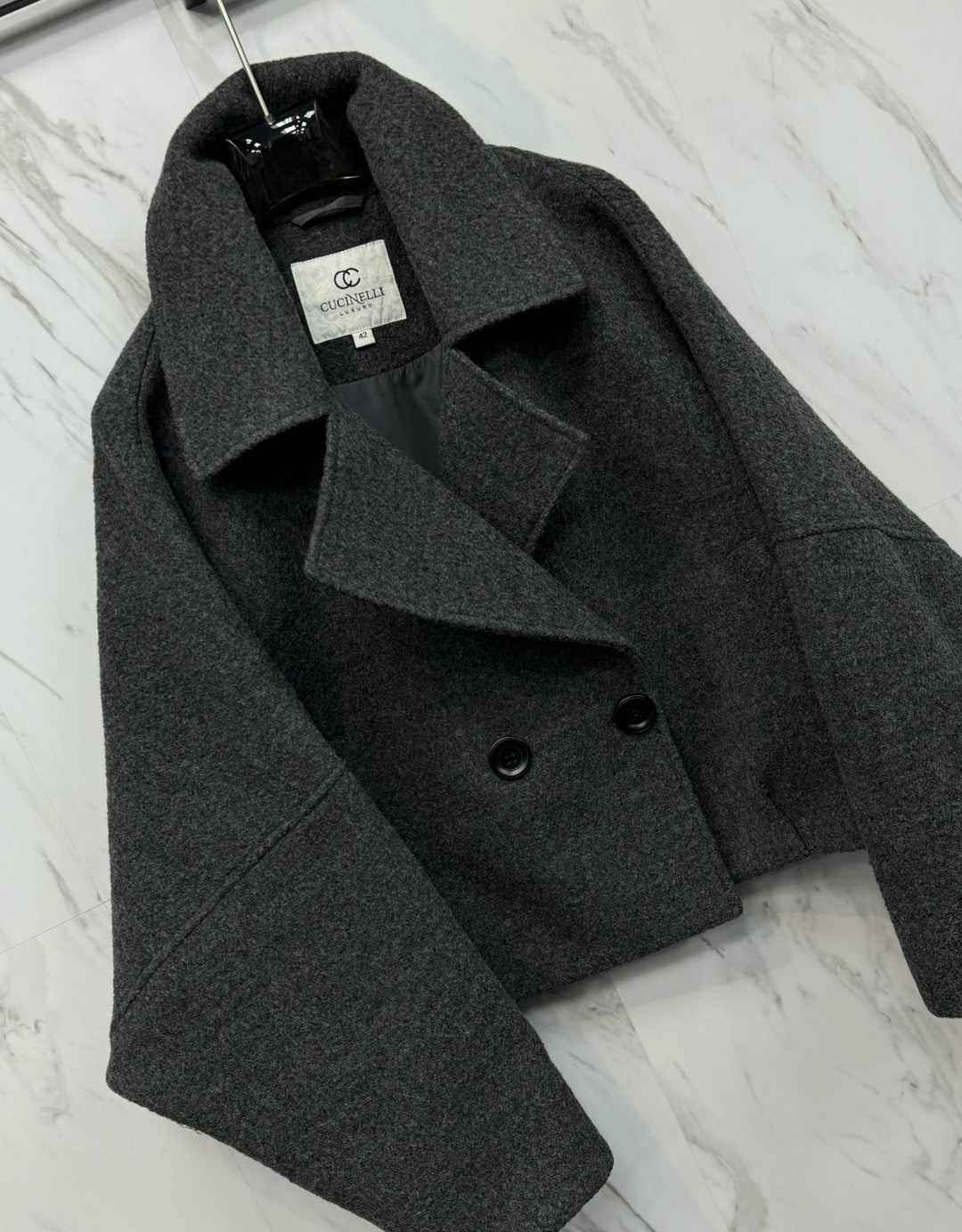 пальто короткое демисезонное оверсайз riscalda,пальто женское,пальто короткие,пальто,пальто и куртки